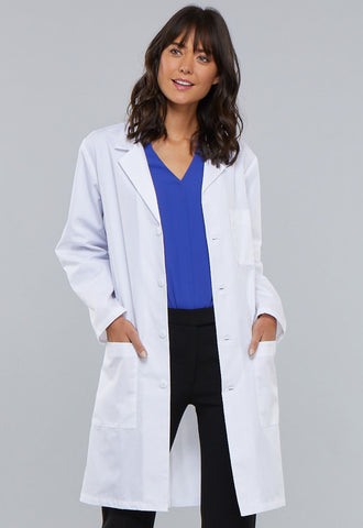 40" Unisex Lab Coat in White